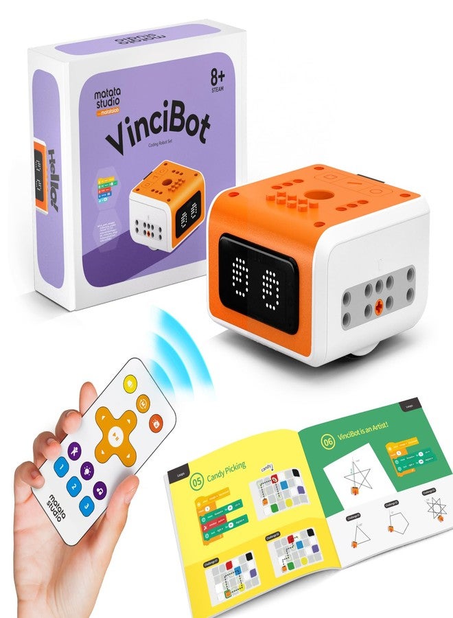 MatataStudio VinciBot STEM Robotics for Kids Ages 8-12, Scratch&Python Programmable Robot with AI Function for Teens School Grade 3-7, Educational Coding Robot Kit for Boys & Girls, Ages 8+ - Image 1